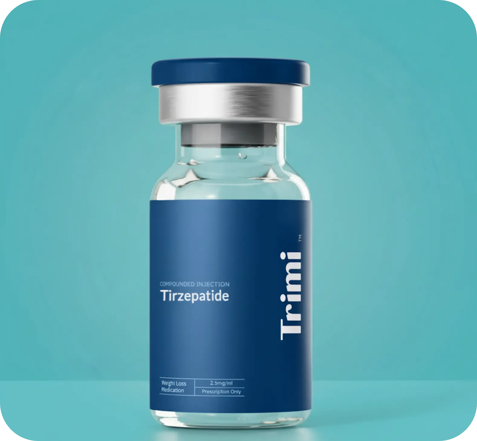 Compounded Tirzepatide weight loss injection pen with clear dosage markings