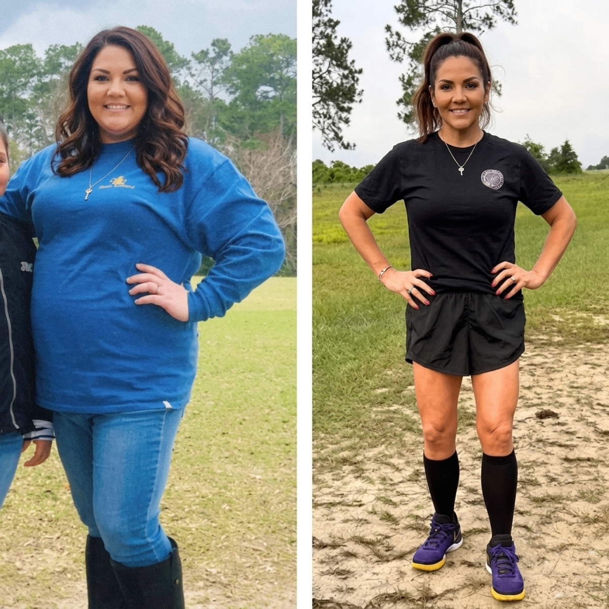 Before and after transformation