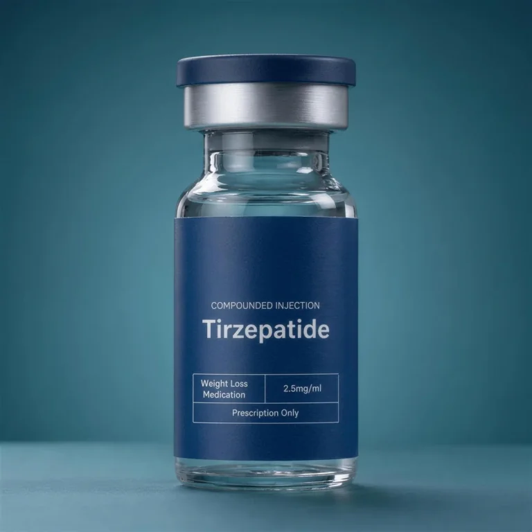 Compounded Tirzepatide single-dose compounded vial